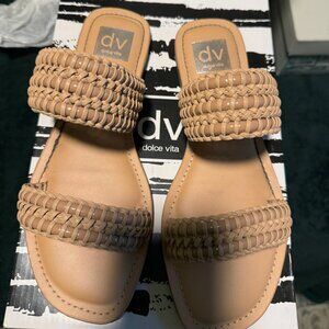 Brown woven Sandal